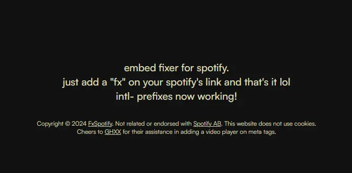 FxSpotify Banner